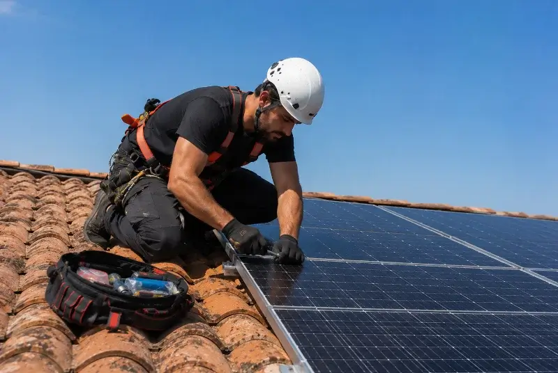Maintenance et monitoring de panneaux solaires à la Motte-Chalancon